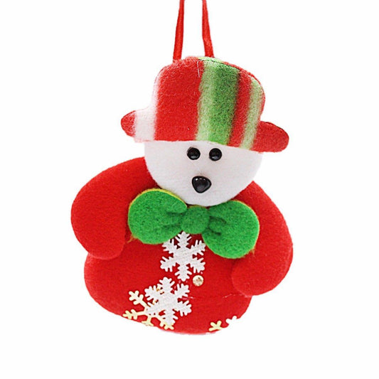 Christmas Tree Felt Decoration 13 cm Assorted Designs 1452