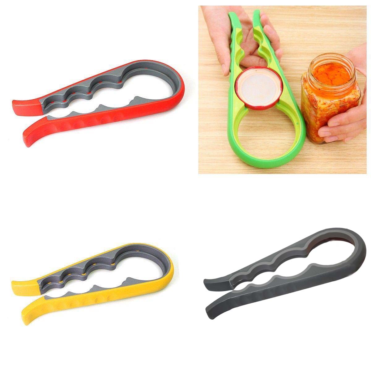 Plastic Kitchen Bottle Jar Lid Opener 4 Sizes Assorted Colours 3239 / 11328