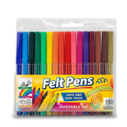 Felt Tip Pens – Vibrant Colours, Smooth Writing, Professional Quality