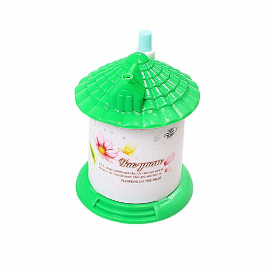 Plastic House Shaped Toothpick Holder with Toothpicks 7 x 7.2 cm Assorted Colours 4836