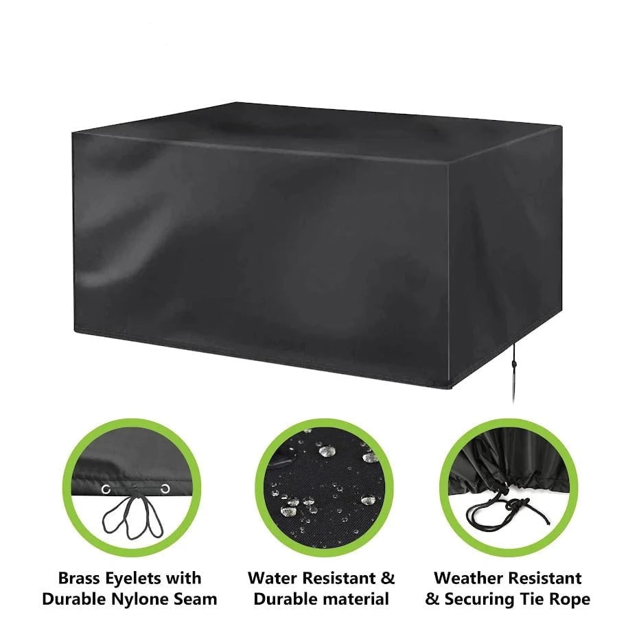 Garden Table Water Resistant Cover - 170cm x 94cm x 70cm