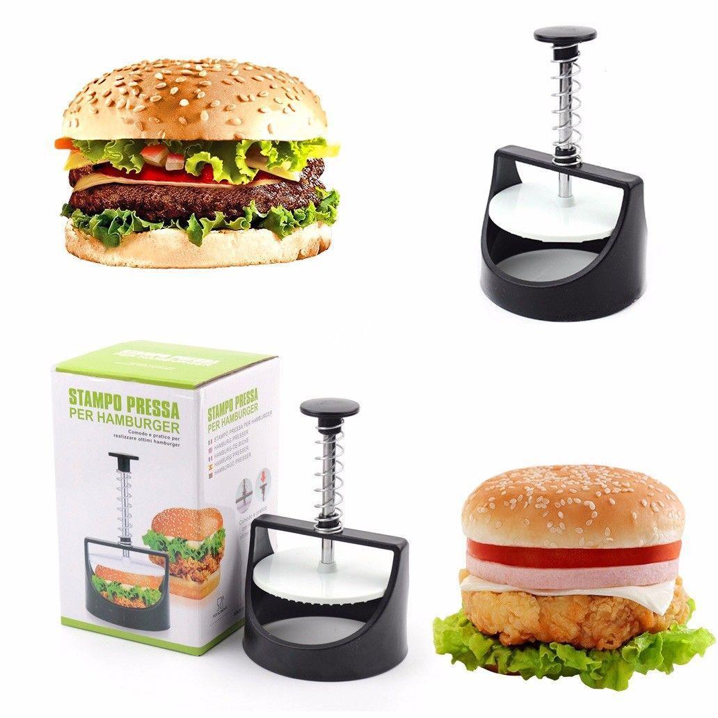 Non Stick Hamburger Burger Patty Press Maker Mould 4346