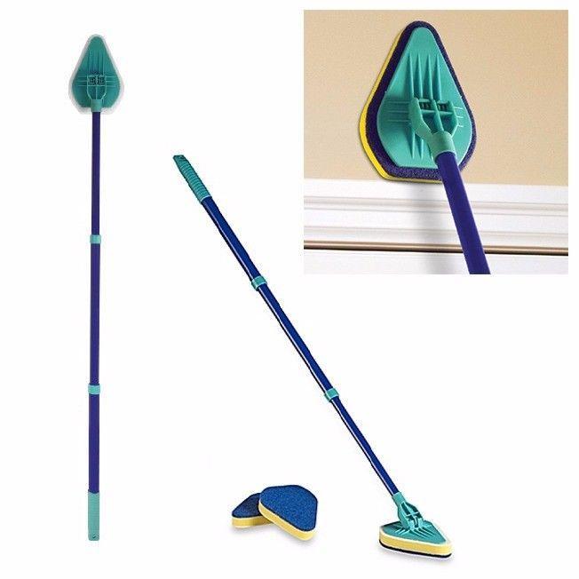 Clean Reach 3 In 1 Cleaning Pad Brush Scrubber Cleaning Product Handle & 3x Pads   4537
