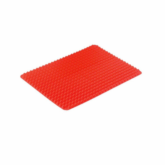 Pyramid Pan Non Stick Fat Reducing Silicone Cooking Mat Oven Baking Tray Sheets  4446