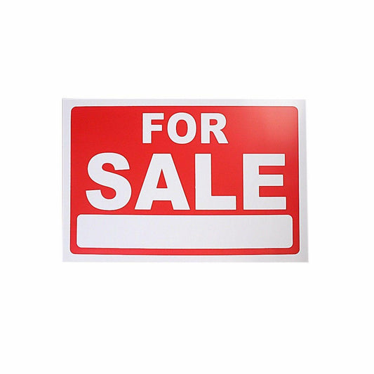 Shop Sign 'For Sale' Advertising Sale Items Sticker Adhesive