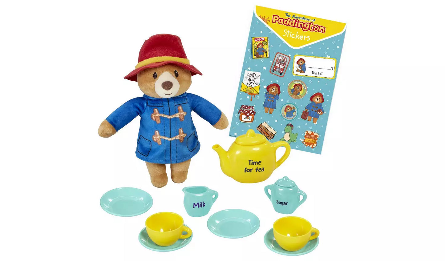 Paddington Soft Toy And Tea Set