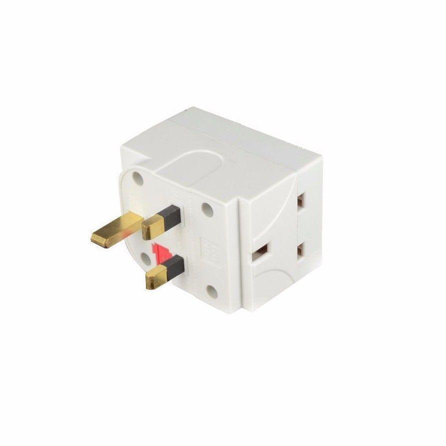 PIFCO 3 Way Mains Adaptor 13 Amp 240V AC PIF2063 / ELA1154