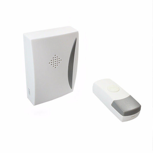 Daewoo Battery Operated Cordless Wireless Door Bell Kit Chime 50m Range Home ELA1163 A