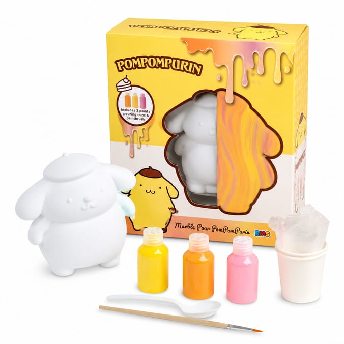Marble Paint Pour PomPomPurin Craft Kit