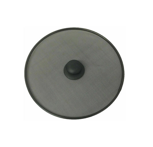 Metal Mesh Splatter Screen Cover Guard Lid 28 cm Black 0804