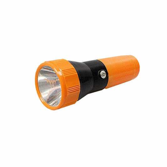 Plastic Electrical Torch Lamp 15 cm Assorted Colours 1110