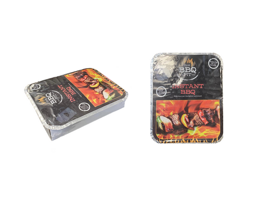 The Bbq Pit Disposable Aluminium Instant Outdoor Camping Charcoal Bbq Grill 400G