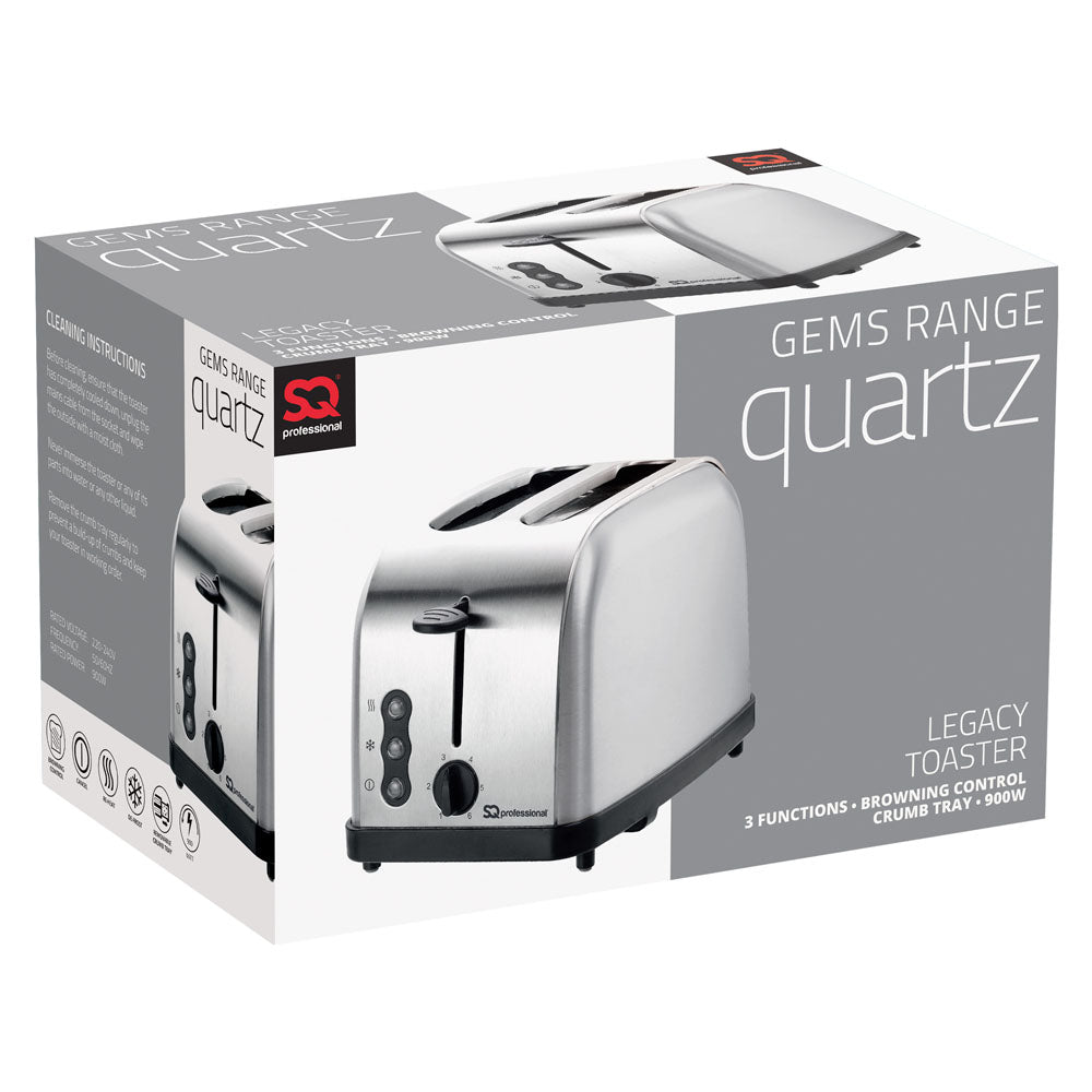 SQ Professional Gems Legacy 2 Slice Toaster 900W Quartz 3434 A