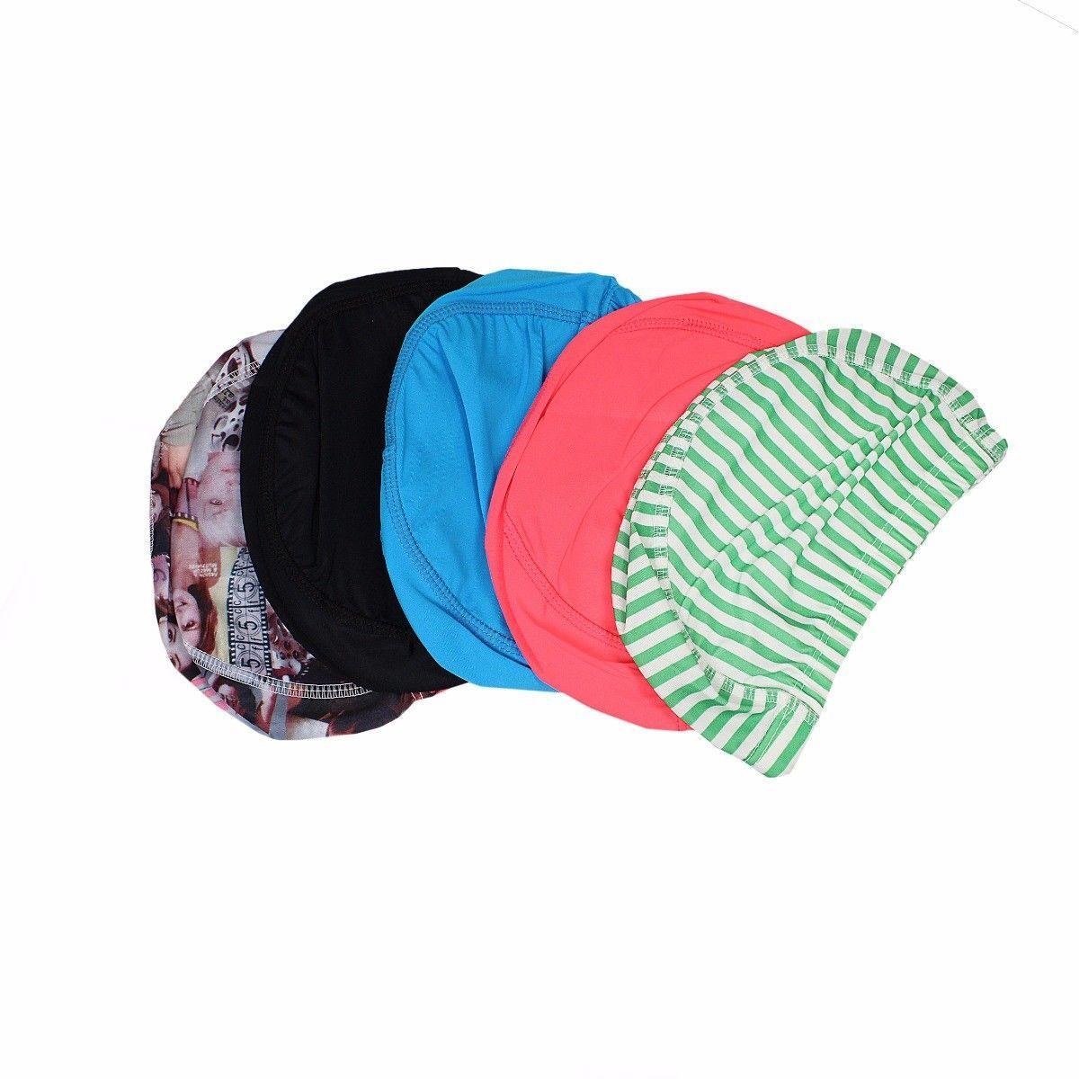 Fabric Swimming Hat / Cap One Size Assorted Colours 2143 A