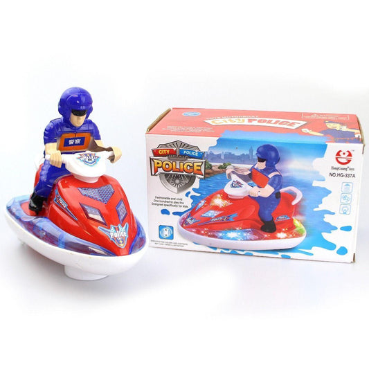 Light & Sound Super Swat Police Speedboat Age 3+ 4127
