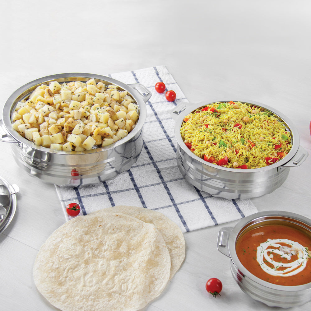 Sq Professional Jumbo Range Contour Stainless Steel Hot Pot Set Of 6
