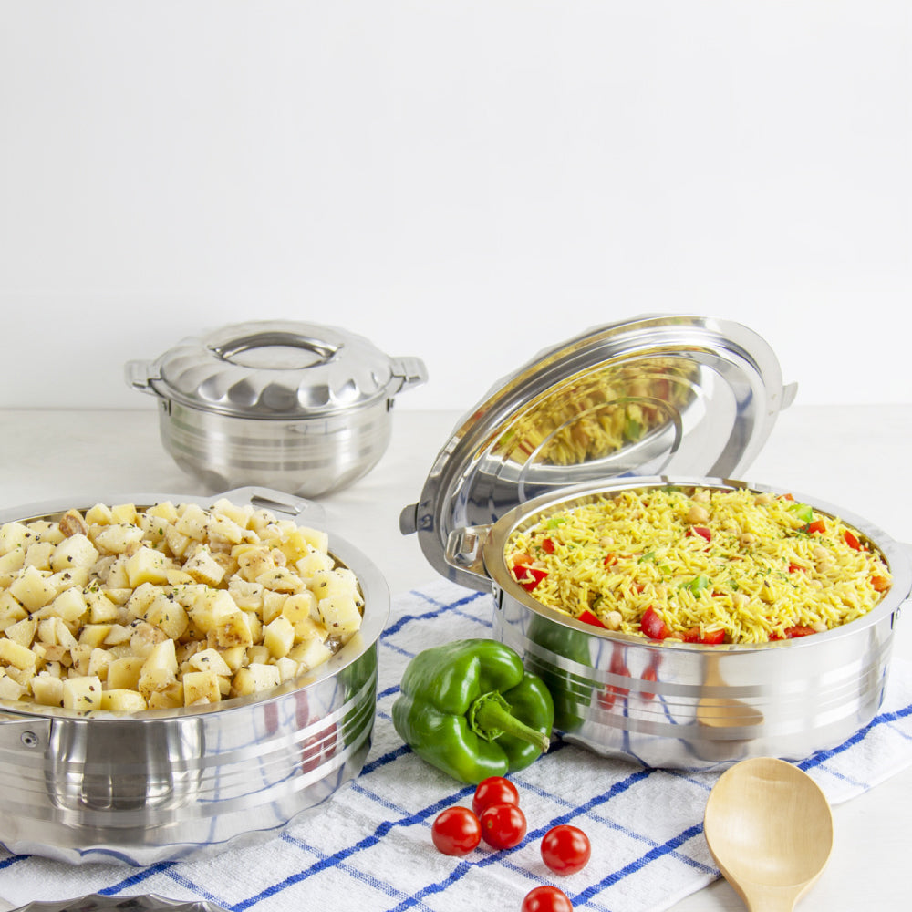 Sq Professional Jumbo Range Contour Stainless Steel Hot Pot Set Of 6