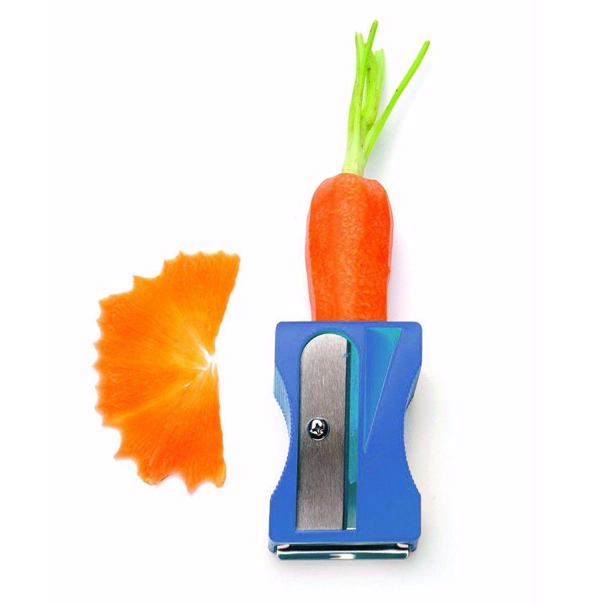 Fruit Vegetable Carrot Cucumber Slicer Sharpener Peeler Assorted Colours 3246