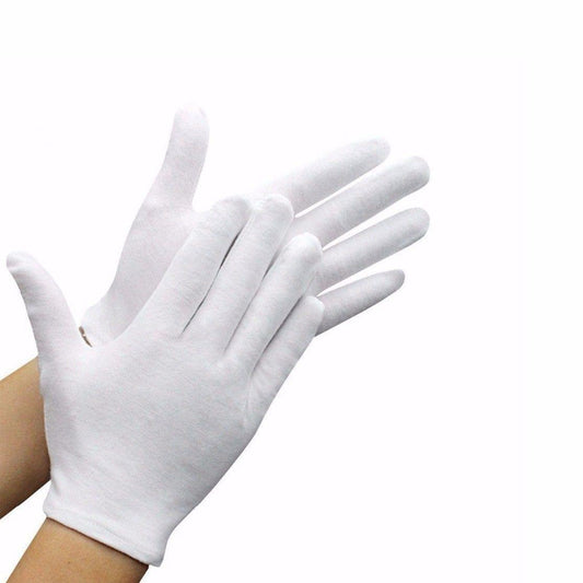 Heavy Duty Cotton Working Gloves One Size White 2297
