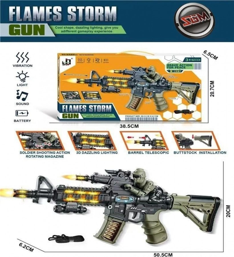Flames Storm Light Up Ar