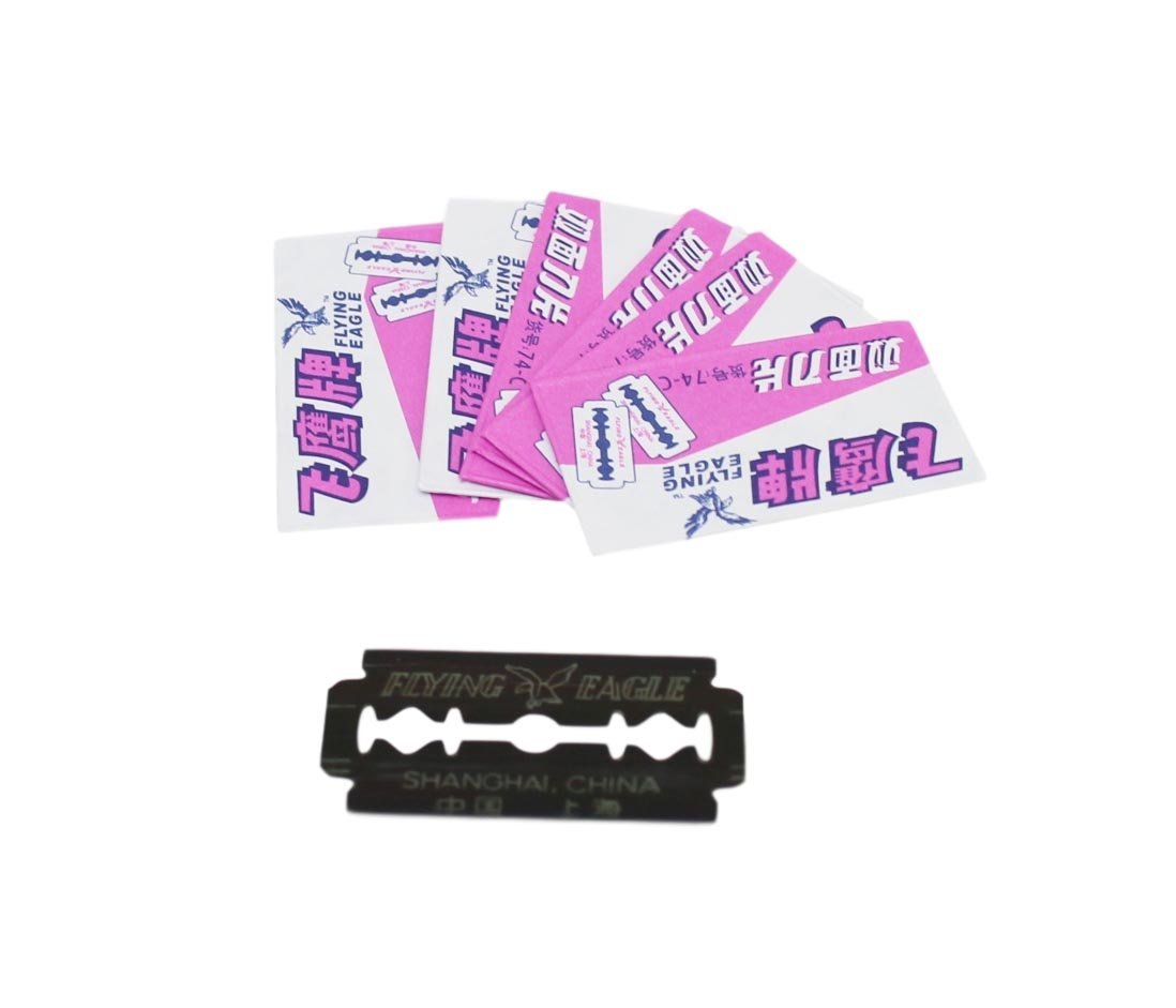 Barbers Men's Cut Shaving Razor Blades 200 Pieces 3717