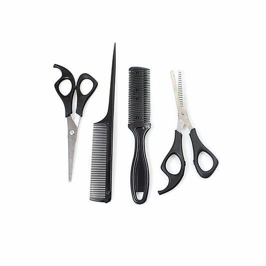 Hair Salon Trimming Scissors Comb Set of 4 4800