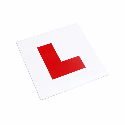 Magnetic Learner's L Car Plate BB3036