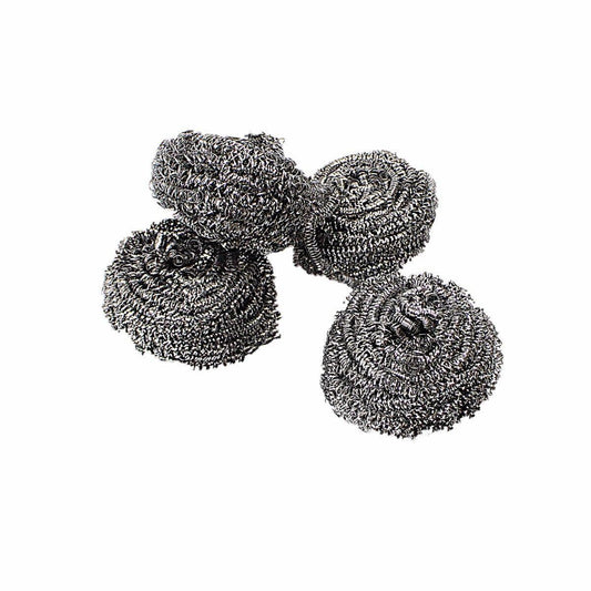 Stainless Steel Super Fine Small Scourers Pack Of 4