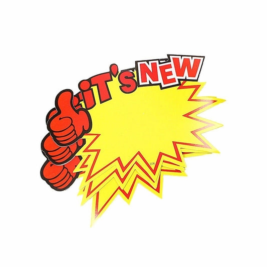 Discount Labels ''iT’s NEW'' Labels for New Items and New Prices Pack of 10  4906