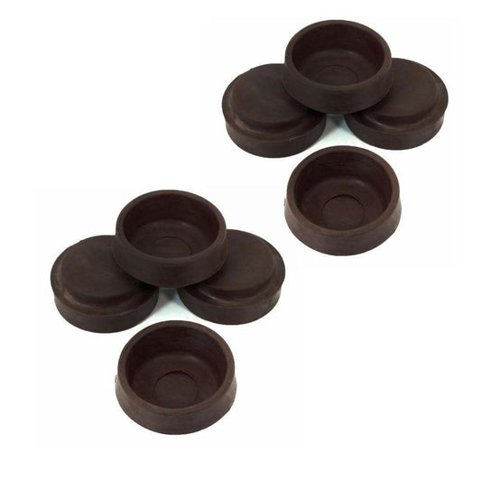 4 x Large Black Castor / Floor Protectors 7cm Cups 2960
