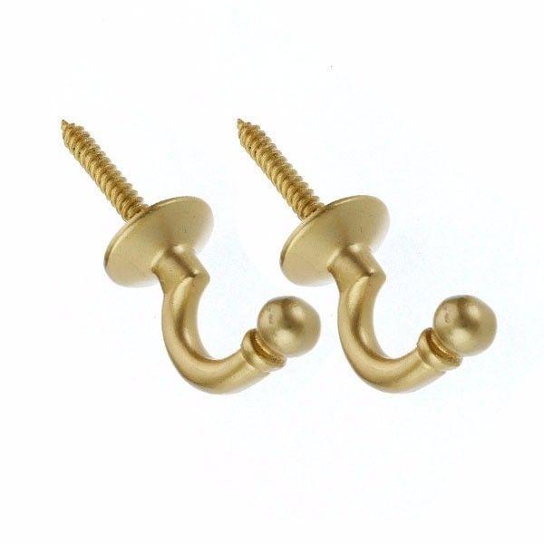 Gold / Brassed Coloured Curtain Tiebacks Pack Of 2  0222