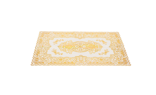 Table Centre Placemat 38 cm Assorted Colours and Designs 3858