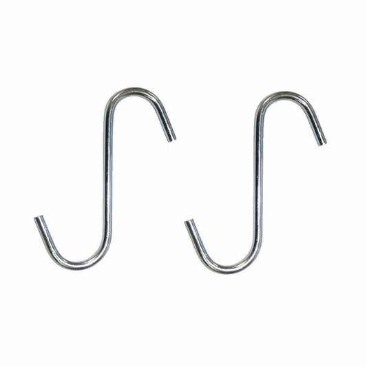 Value Pack 'S' Hooks 100mm Zinc Plated Pack of 2 Kitchen 0976