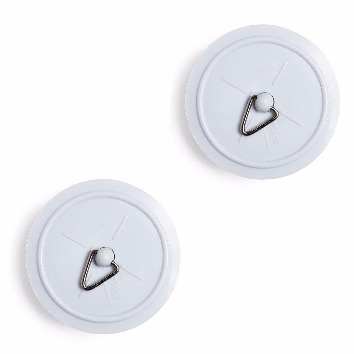 Universal Rubber Bath Basin Sink Plugs Stoppers 1 3/4'' Set of 2 0253