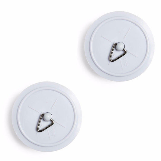 Universal Rubber Bath Basin Sink Plugs Stoppers 1 3/4'' Set of 2 0253