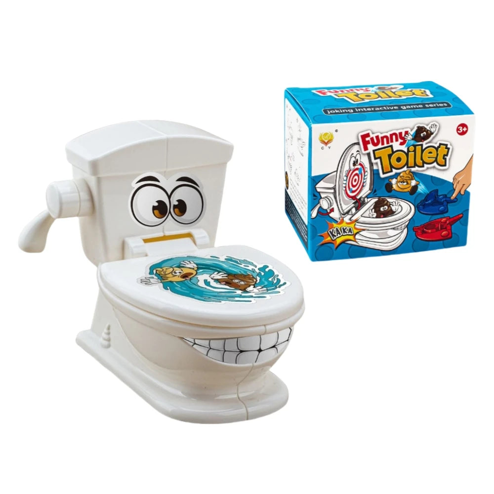 Funny Simulation Toilet Catapult Toys Double Interactive Toy Desktop Parent-Child Board Game Party Games Adults Kids Gift