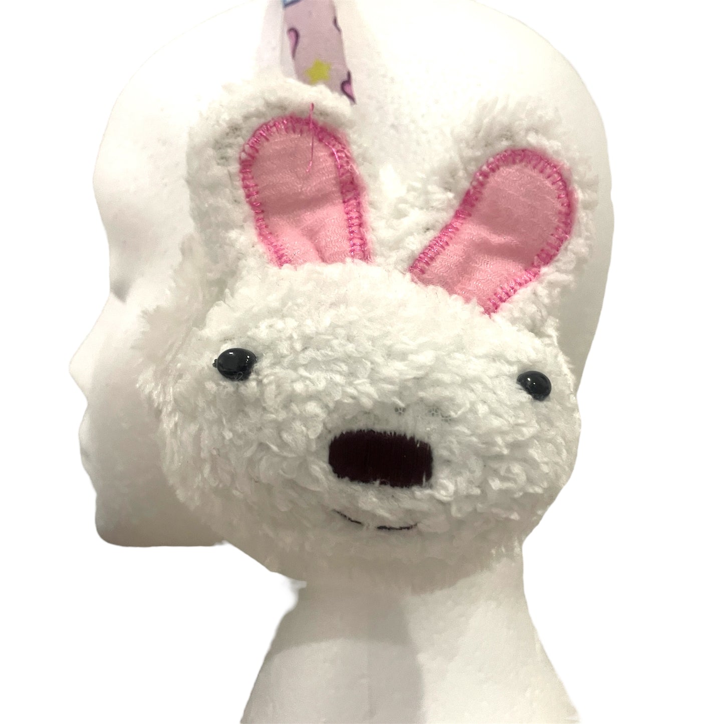 Kids Cute Fluffy Thermal EarMuffs Easter - White Bunny