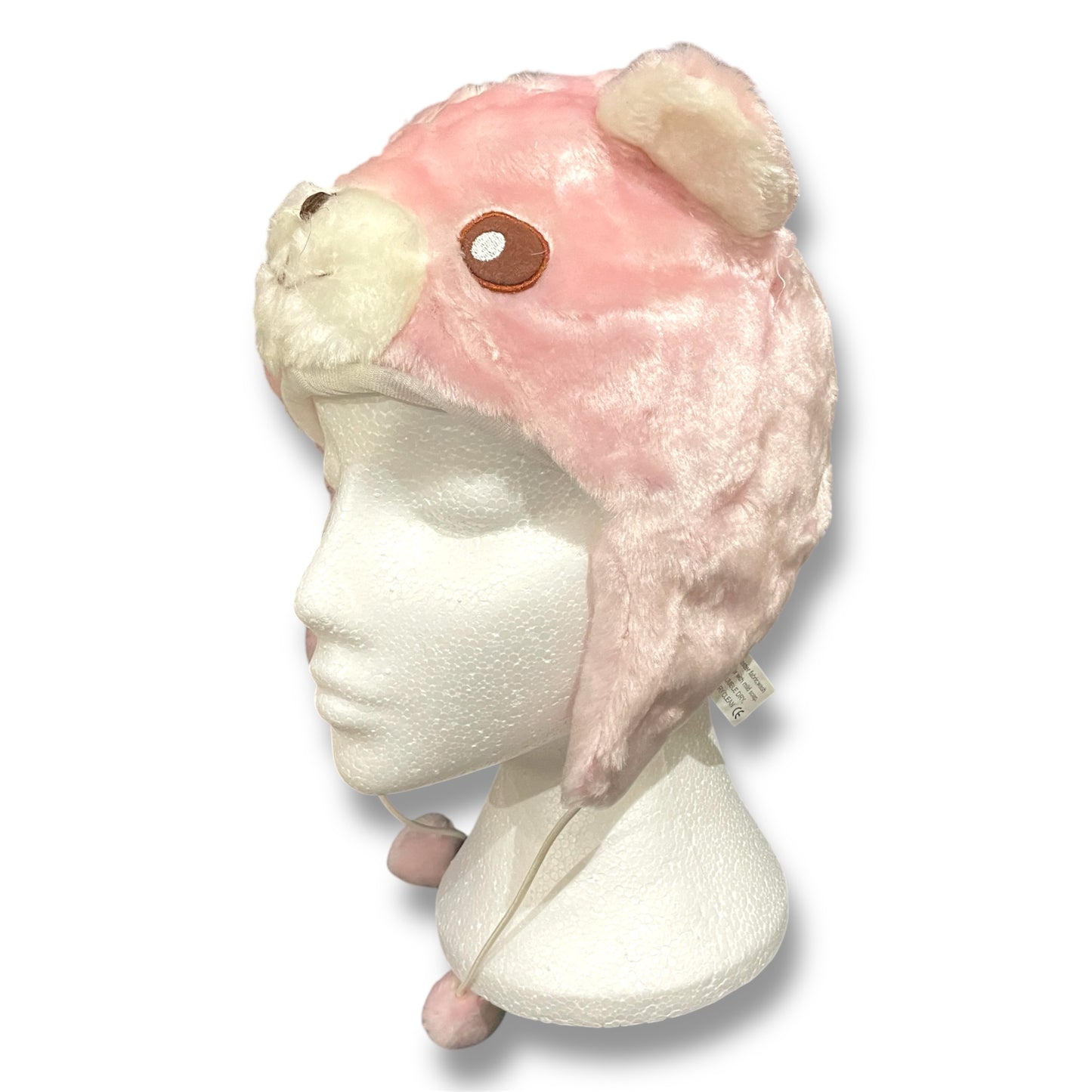 Kids Soft Hat & Mittens Set Cuddly Creatures - Pink Bear