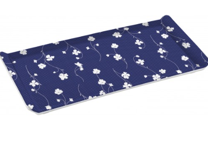 Melamine Rectangular Serving Tray 23 x 14 cm Assorted Designs ALB1210