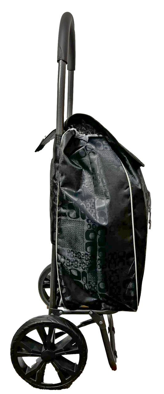 Shopping Trolley with Comfortable Grip Handle 2 Wheels Assorted Designs and Colours MXS1501