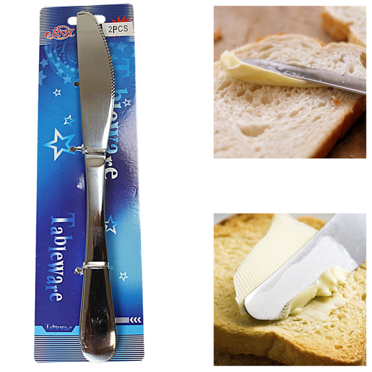 Steel Butter Knife Pack Of 2