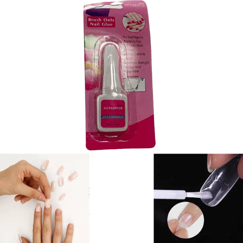 Nail Glue With Brush Applicator