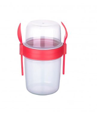 TTZ Take 'N' Gg Muesli Container 1100ml Mixed Colours Random Sent AP9453