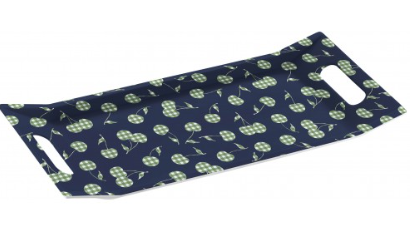 Melamine Gondol Rectangle Tray With 2 Handle Grip Assorted Designs
