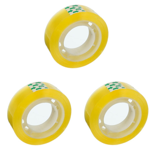 Small Clear Tape Cellotape Pack Of 3