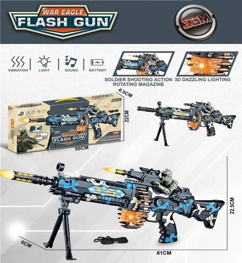Light Up Mg Gun Double