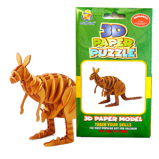 Kangaroo 3D Puzzle Model Kit
