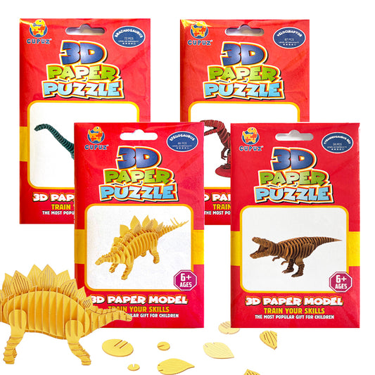 Dinosaur 3D Puzzle Model Mega Mix ( 4 Kits )