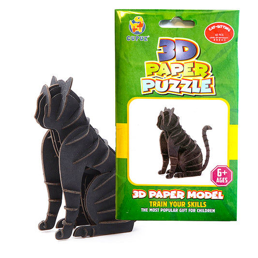 Cat 3D Puzzle Model Kit
