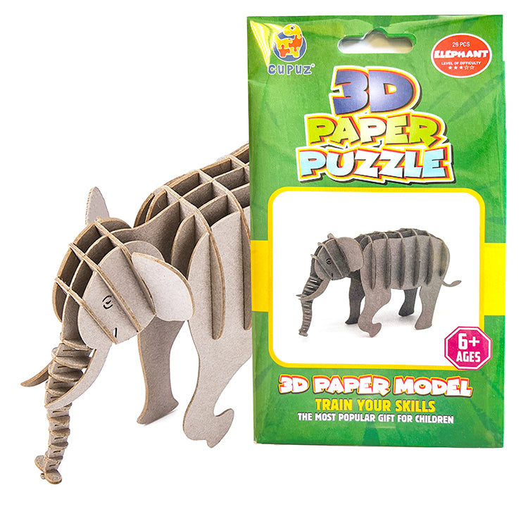 Elephant 3D Puzzle Model Kit